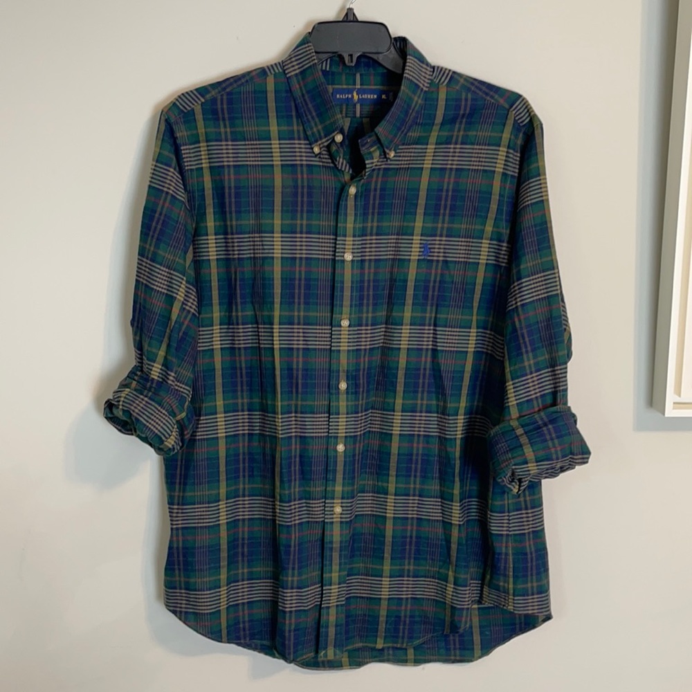 Ralph Lauren light weight plaid shirt